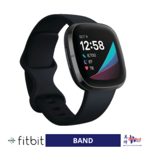 FITBIT Sense Fitness Tracker Black FB512BKBK-FRCJK