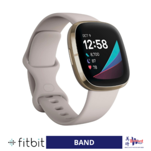 FITBIT Sense Fitness Tracker White FB512GLWT-FRCJK