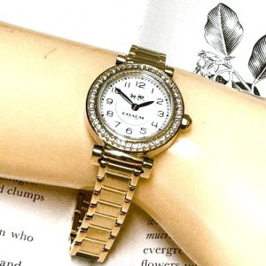 🔥BEST BUY🔥COACH MADISON GOLD Stainless Steel Analog Ladies Watch 14502403